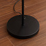 Lampadaire moderne noir mat avec verre gris fumé 3 lumières - Mesa