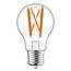 E27 dim-to-warm LED lamp, Ø60mm, 7.5W, 2700-2500-2200K