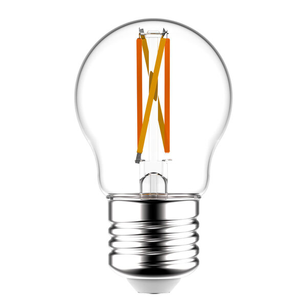 E27 filamentlamp LED dim-to-warm 4,5 watt, 45 mm (2700-2200K)