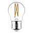 E27 filamentlamp LED dim-to-warm 4,5 watt, 45 mm (2700-2200K)