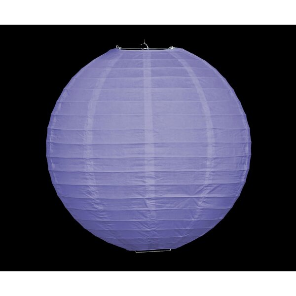 Lampion en nylon violet clair pour l'extérieur