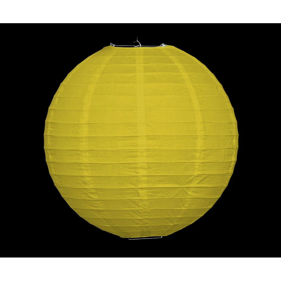 Lanterne en nylon jaune pour l'extérieur
