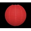 Lampion en nylon rouge pour l'extérieur
