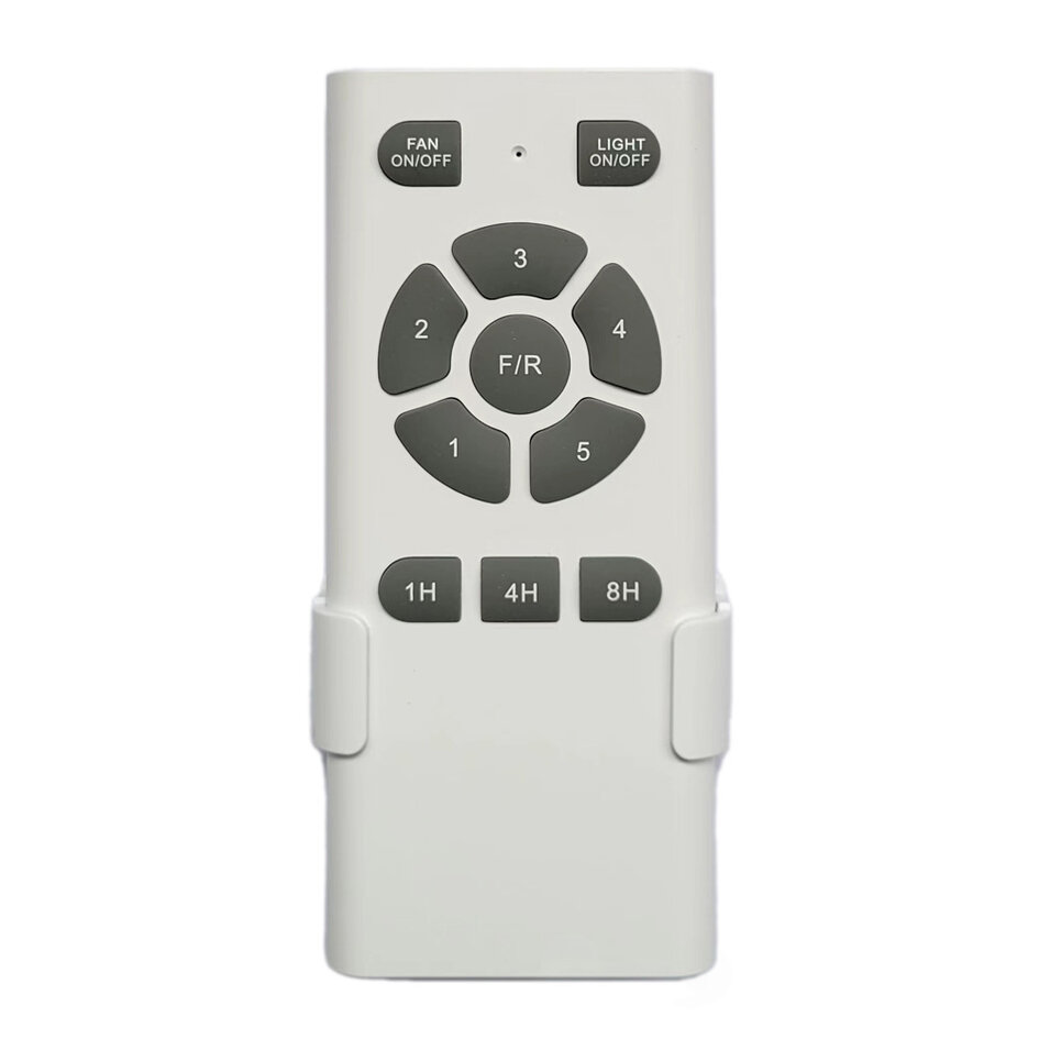 Ventilateur de plafond blanc avec télécommande incl. LED - Merel