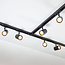 1-fase railsysteem set van 3 meter met Jamie spots, zwart