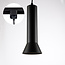 Suspension tube Lenn pour rail monophasé, noir