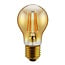 Ampoule filament LED 3 niveaux 4,5 watts, verre ambré, 60 mm (2200K)