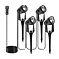 Slimme tuinspots met grondpen met TUYA Wifi (set van 6)