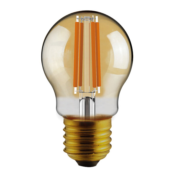 2,5W filament lamp, 2200K, amber glas, Ø45mm, 3-staps dimbaar