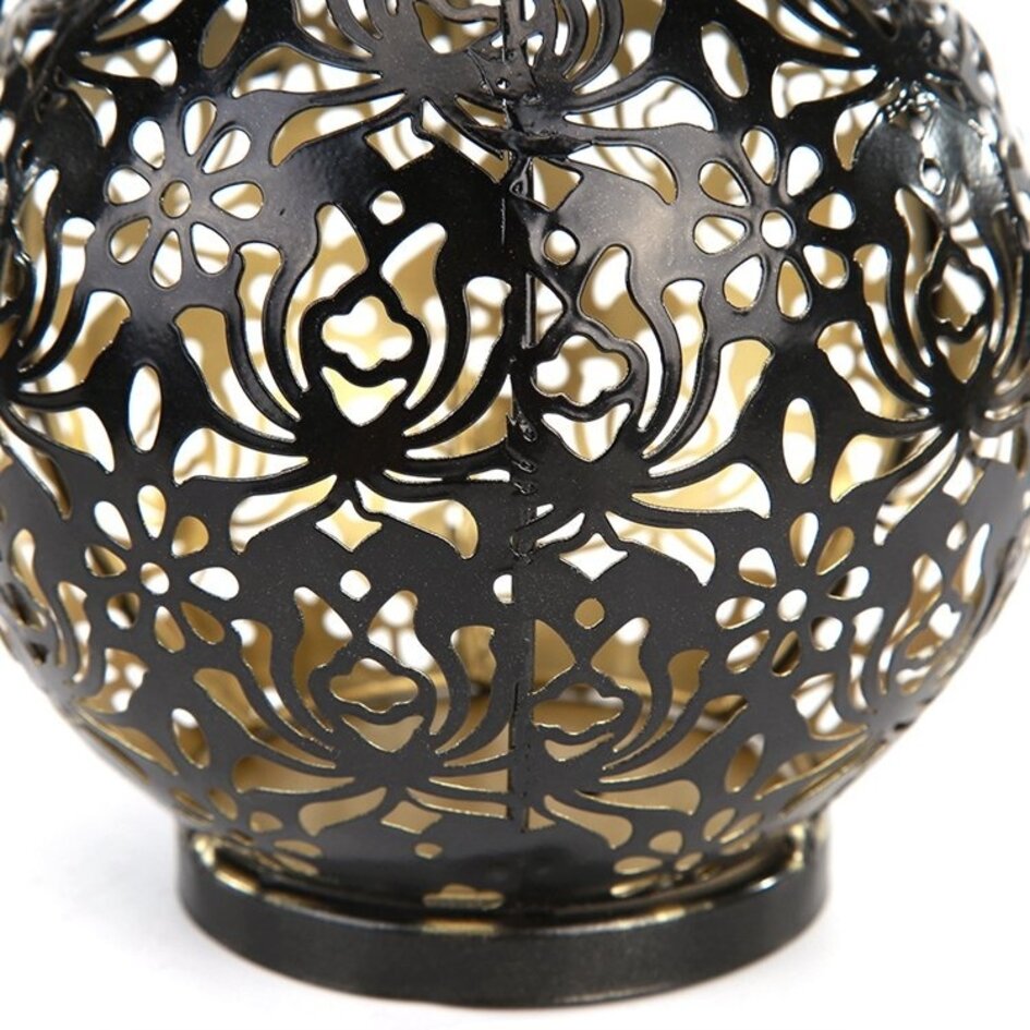 Lampe solaire de table ambiance noire - Darius