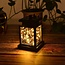 Lampe solaire de table  rustique noire - Freya