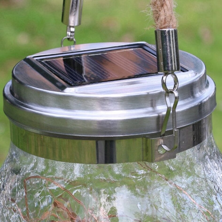 Lampe solaire de table décorative avec anse amovible - Isla