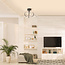 Zwarte design plafondlamp Fallon - 3-staps dimbaar