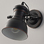 Landelijke wandlamp Duncan - mat zwart