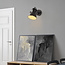 Landelijke wandlamp Duncan - mat zwart