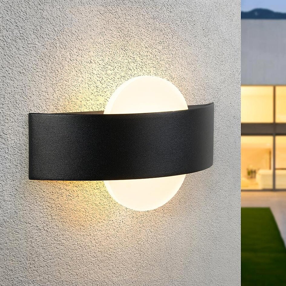 Applique d'extérieur moderne Esmee - noir
