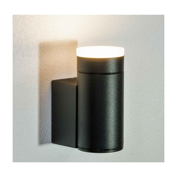 Moderne wandlamp buiten Iris - zwart