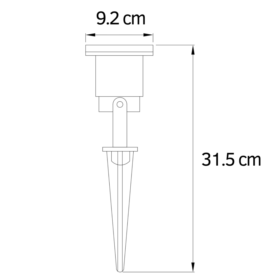 Tuinspot met grondpen Océane - GU10 fitting