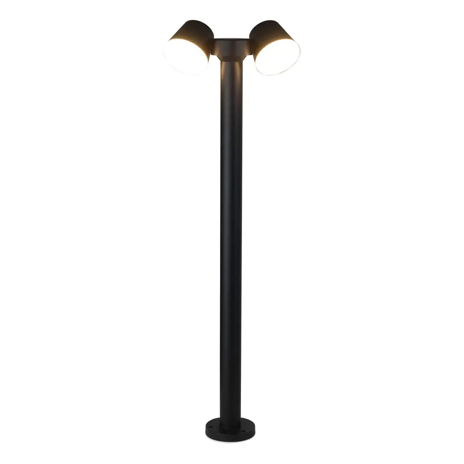 Lampe d'extérieur sur pied réglable Penny - noir