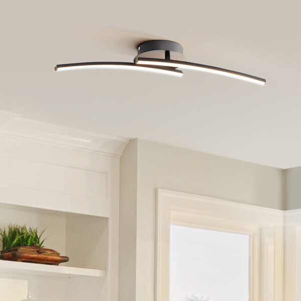 Plafonnier design avec LED intégrées à intensité variable - Luxie