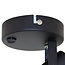 Spot de plafond design noir avec or - Alex