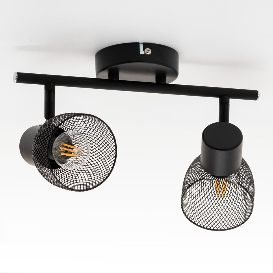 Plafonnier moderne avec 2 spots - Meshki