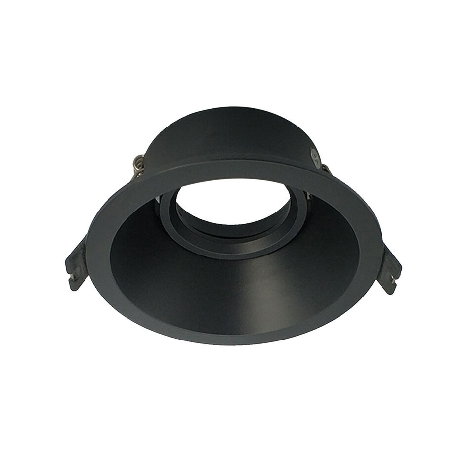 Spot encastré inclinable rond noir - Rae