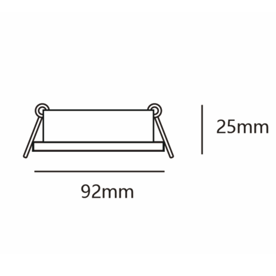 Downlight moderne inclinable blanc - Neo