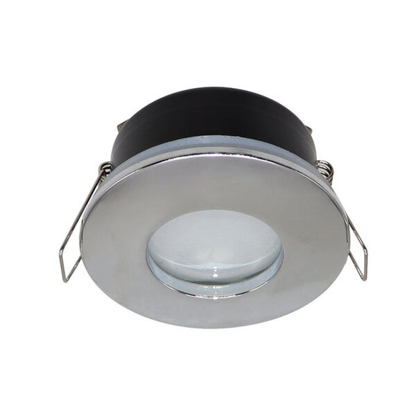 Spot encastré moderne argent IP44 - Rex