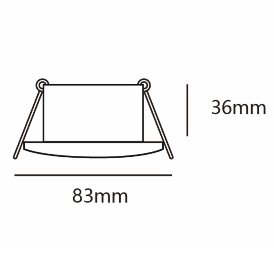 Moderne inbouwspot zilver IP44 - Rex