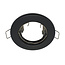 Moderne zwarte inbouwspot rond - Vix