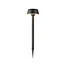 Lampe d'extérieur solaire sur pied moderne Lunar - noir