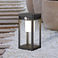 Lampadaire solaire moderne noir avec capteur - Sparky