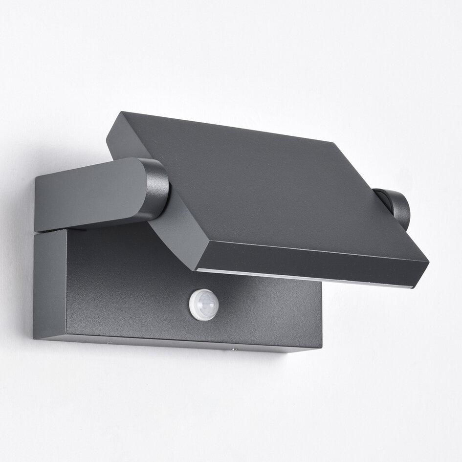 Applique réglable Berlin avec détecteur - anthracite