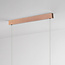 Lampe suspendue minimaliste Ami avec LED à 3 niveaux de gradation - or rose