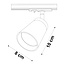 Design 1-fase railsysteem 3 meter - Jula zwart