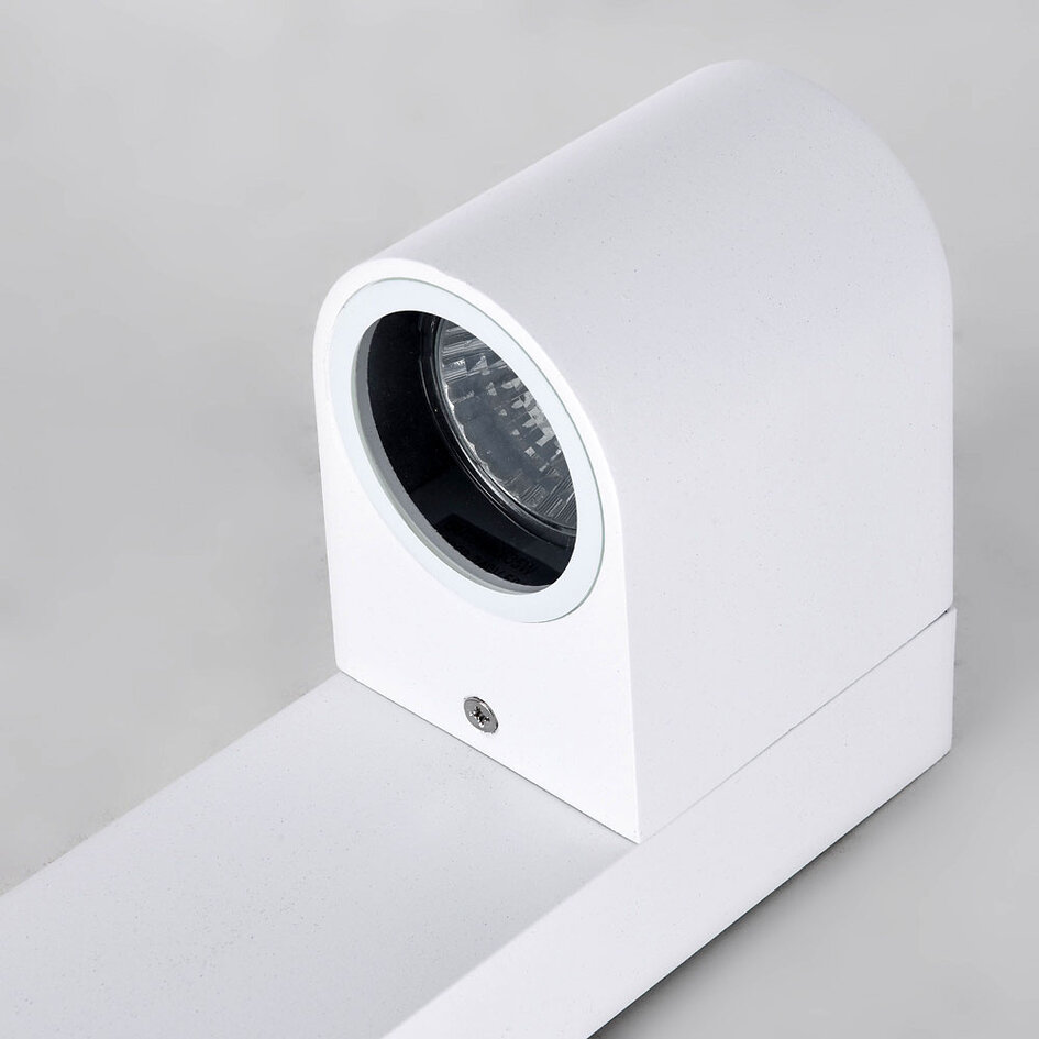 Lampadaire industriel blanc, 50 cm - Simone