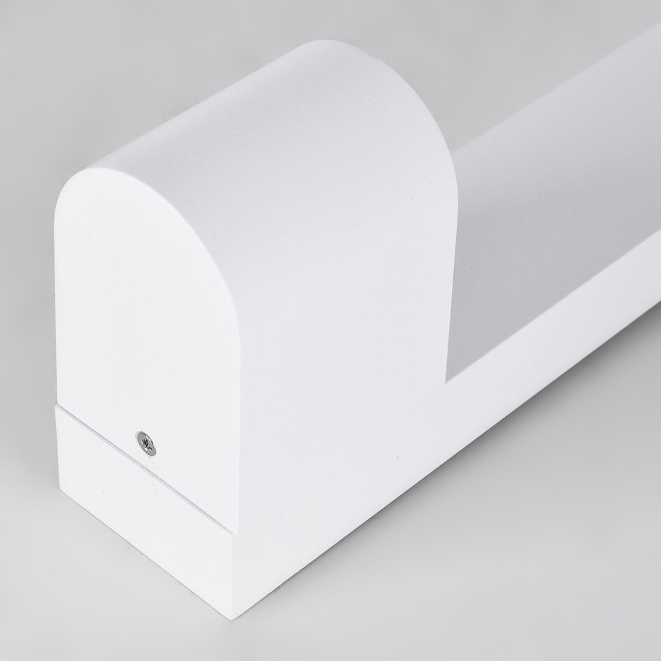 Lampadaire industriel blanc, 50 cm - Simone