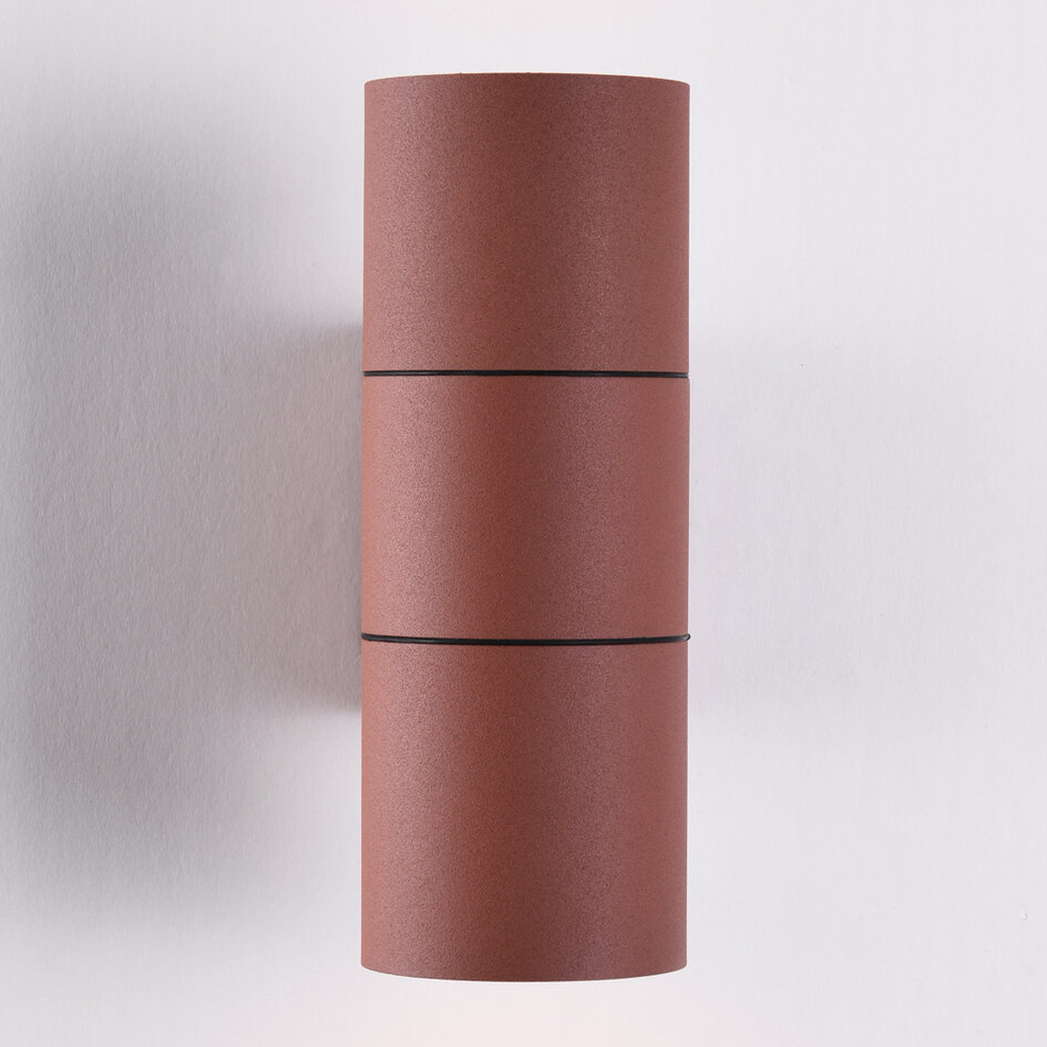 2-lichts wandlamp roestbruin - Giorgia