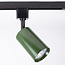 Système de rail monophasé 3 mètres Romain noir avec vert olive