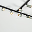 Kit rail monophasé de 1,5 mètre, spots Romain vert gris