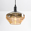 Hanglamp Mala - amber glas brede bol