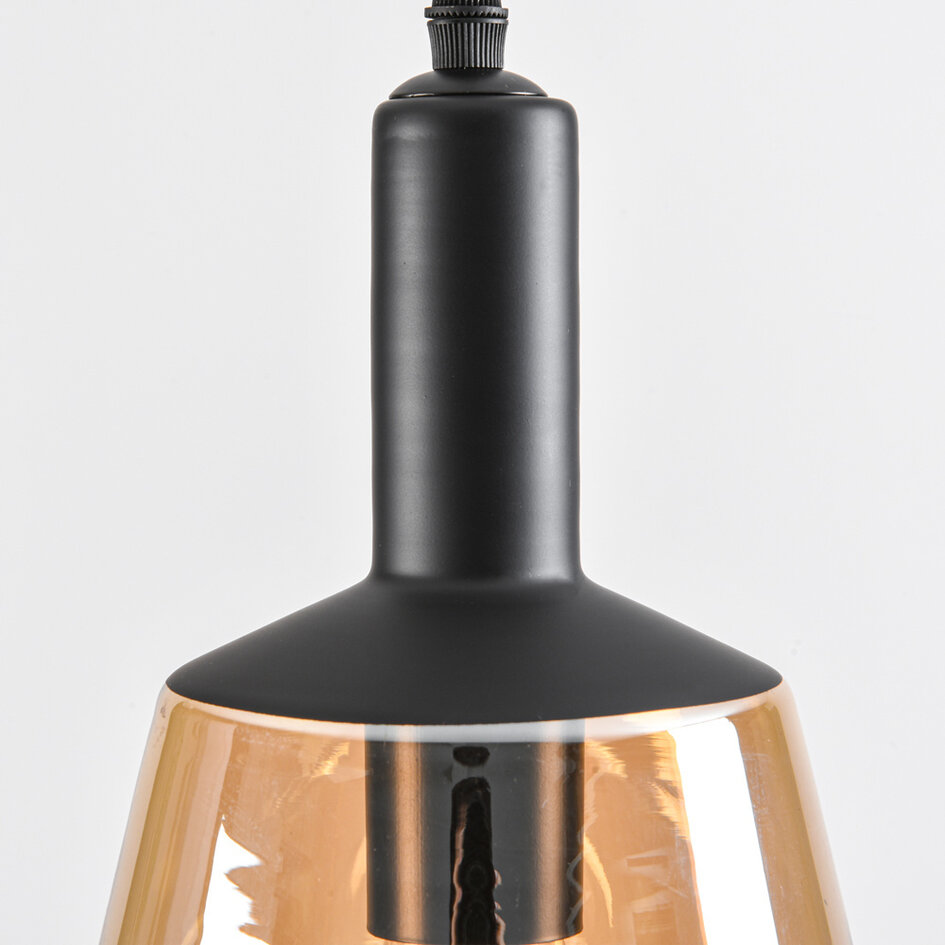 1-lichts hanglamp Mala - bolvormig glas