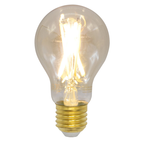 E27 dim-to-warm LED lamp, Ø60mm, 6,5W, 1800-3000K