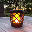 Lampe de table solaire 2W avec effet de flamme