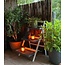 Lampe de table solaire 2W avec effet de flamme
