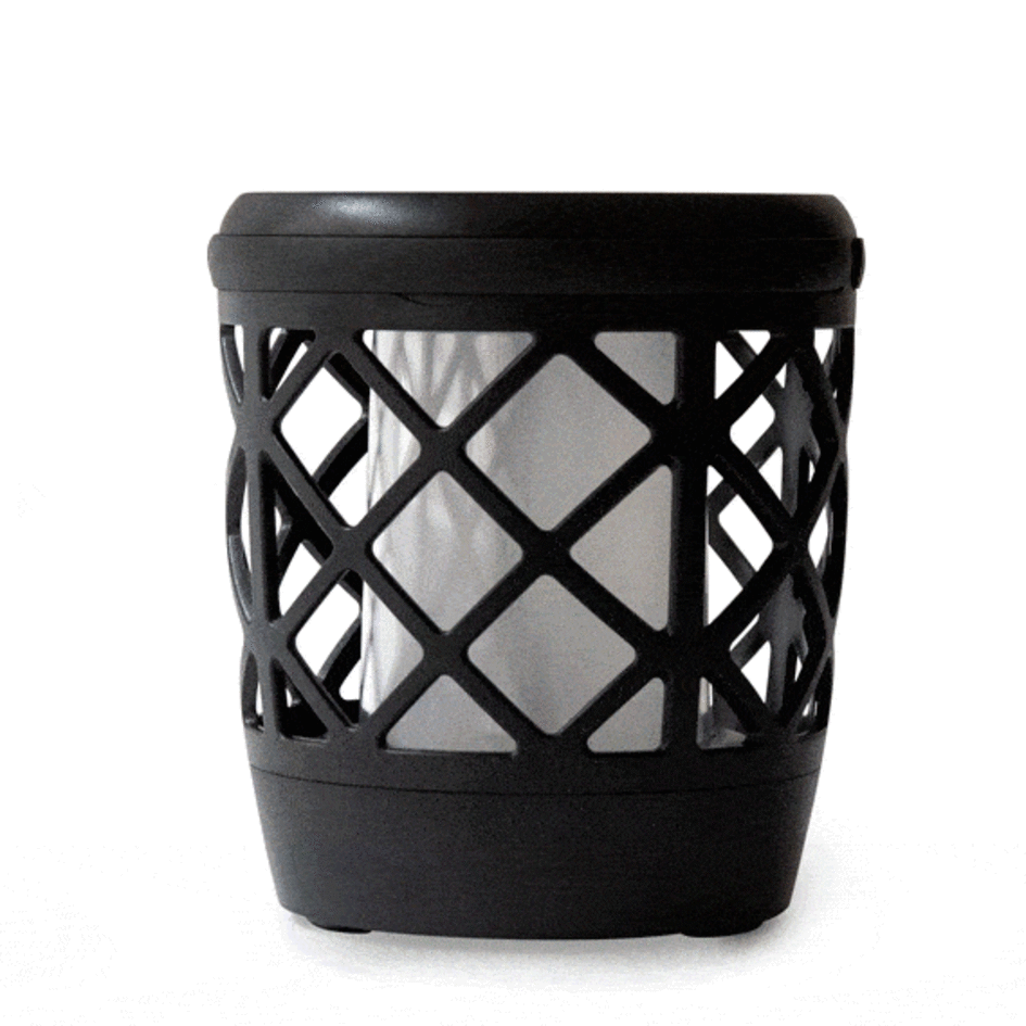 Lampe de table solaire 2W avec effet de flamme