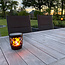 Lampe de table solaire 2W avec effet de flamme