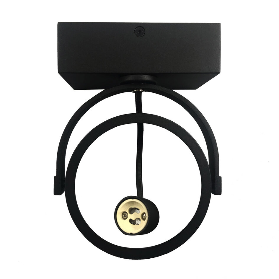 AR111 opbouwspot Skylar - zwart