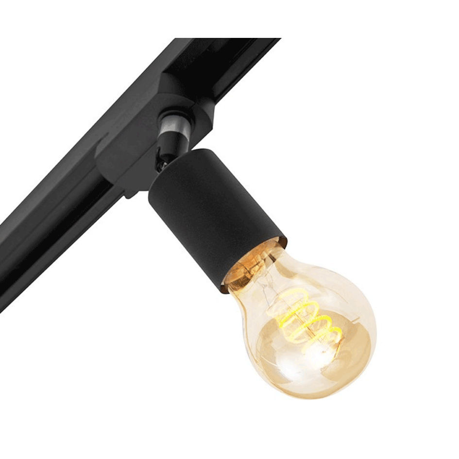 Spot sur rail 1-phase Jax - noir
